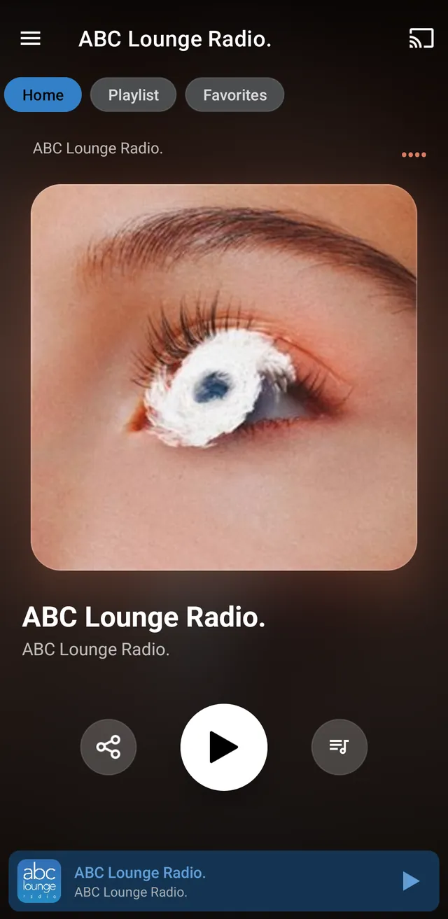 ABC Lounge Radio: Now playing, with album art